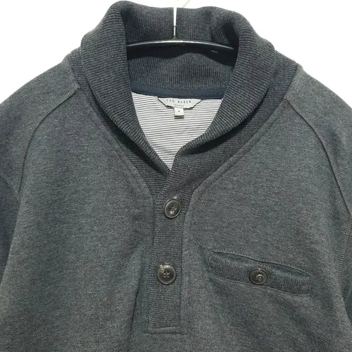 [BUNJANG] Ted Baker Shawl Collar Fleece Sweatshirt / TED BAKER 테드 베이커 숄카라 기모 맨투맨 2_i4443