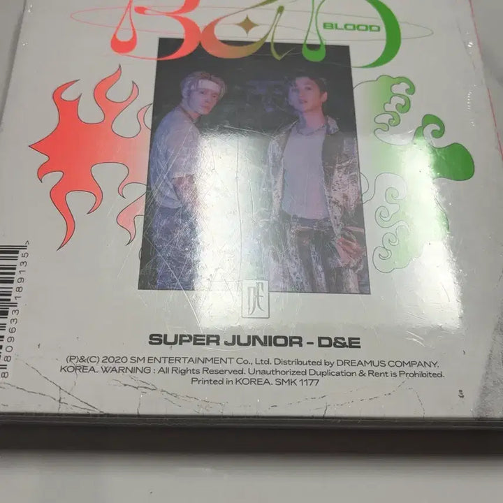[BUNJANG] Super Junior D&amp;E Bad Blood Album (Sealed) / (미개봉) 슈퍼주니어 D&amp;E Bad Blood 앨범