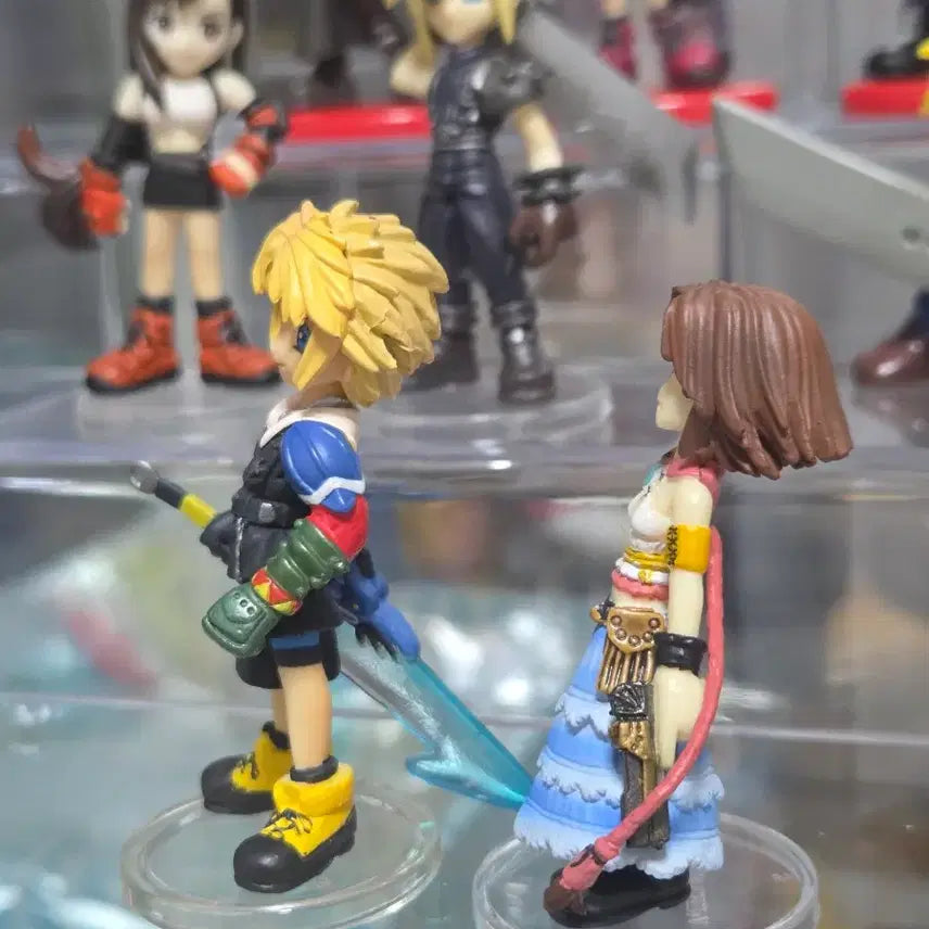 [BUNJANG] Final Fantasy X Tidus &amp; Yuna Trading Arts Figure Set / 파이널판타지10 티다 &amp; 유우나 피규어 트레이딩 아츠 세트