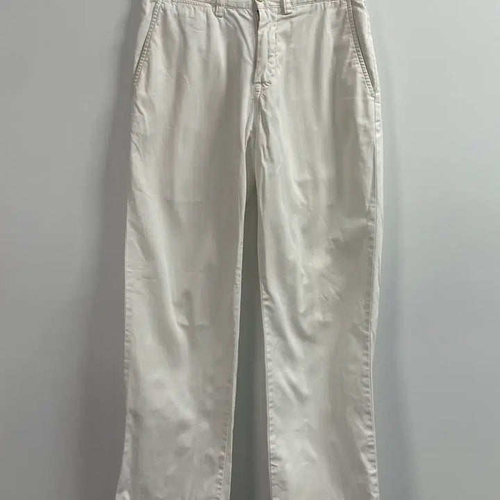 [BUNJANG] Polo Ralph Lauren White Chino Pants / 폴로 랄프로렌 화이트 치노팬츠 (onp.40)