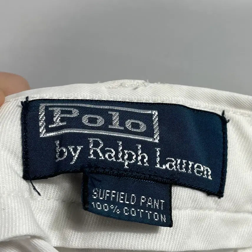[BUNJANG] Polo Ralph Lauren White Chino Pants / 폴로 랄프로렌 화이트 치노팬츠 (onp.40)