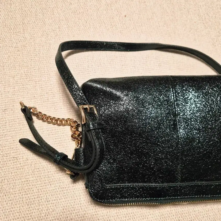 [BUNJANG] MARJA KURKI Leather Chain Shoulder/Crossbody Bag / 마리아 꾸르끼(MARJA KURKI) 소가죽 체인 숄더/크로스백