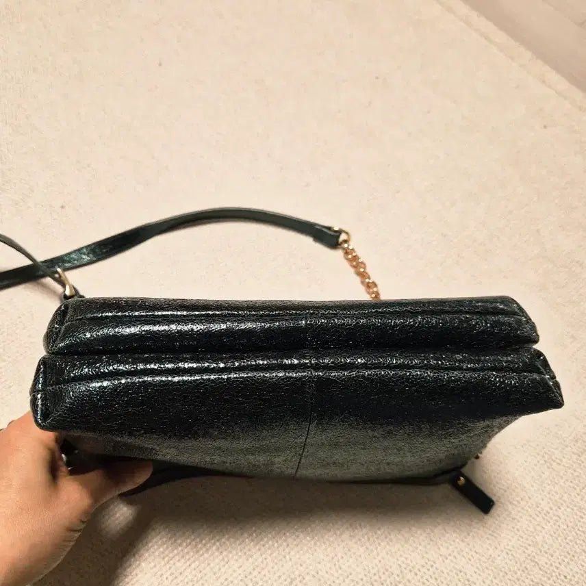 [BUNJANG] MARJA KURKI Leather Chain Shoulder/Crossbody Bag / 마리아 꾸르끼(MARJA KURKI) 소가죽 체인 숄더/크로스백
