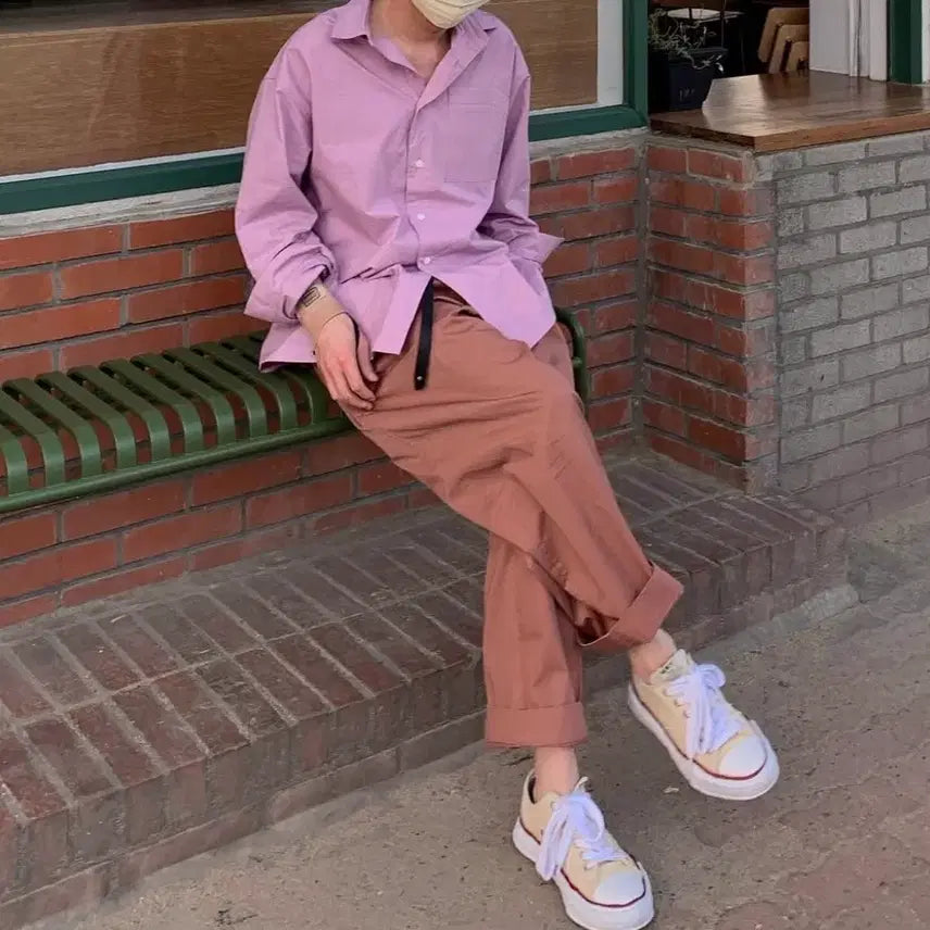 [BUNJANG] Years Ago Pink Chino Pants S / 이얼즈어고 핑크 치노팬츠S
