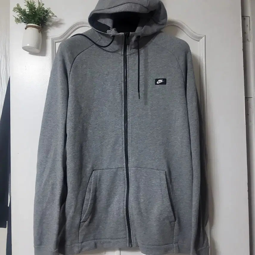 [BUNJANG] Nike Tech Pack Gray Hoodie Track Top (110) / 나이키 테크팩 그레이 후드집업 올드스쿨 트랙탑 110