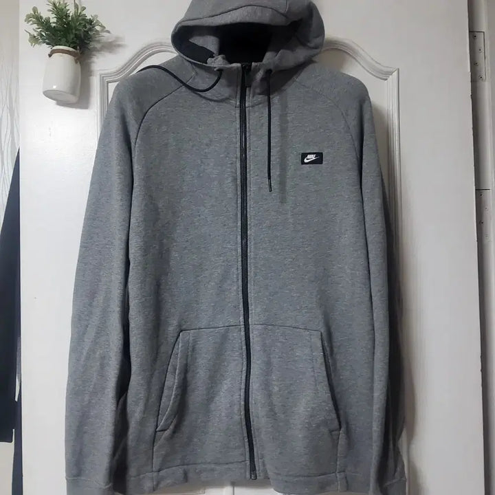 [BUNJANG] Nike Tech Pack Gray Hoodie Track Top (110) / 나이키 테크팩 그레이 후드집업 올드스쿨 트랙탑 110