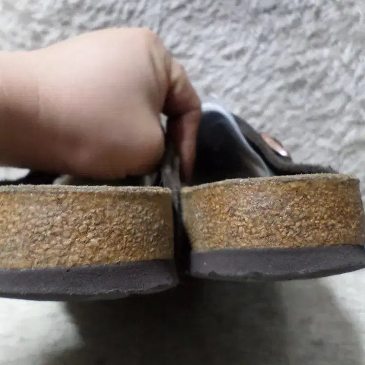 [BUNJANG] Birkenstock Zurich Brown Sandals / 후루룩구제 240 버켄스탁 취리히 브라운 샌들 슬리퍼 중고 신발