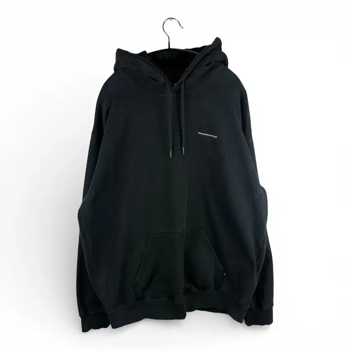 [BUNJANG] thisisneverthat Back Logo Hoodie Black / L) 디스이즈네버댓 백로고 후드 티 블랙