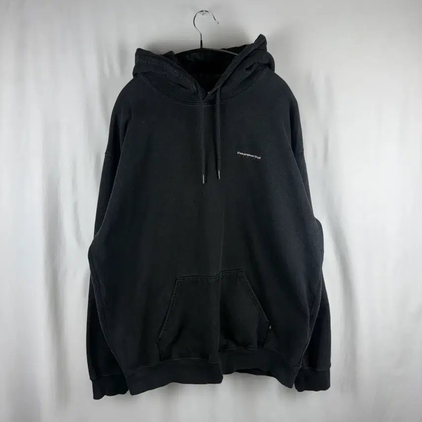 [BUNJANG] thisisneverthat Back Logo Hoodie Black / L) 디스이즈네버댓 백로고 후드 티 블랙