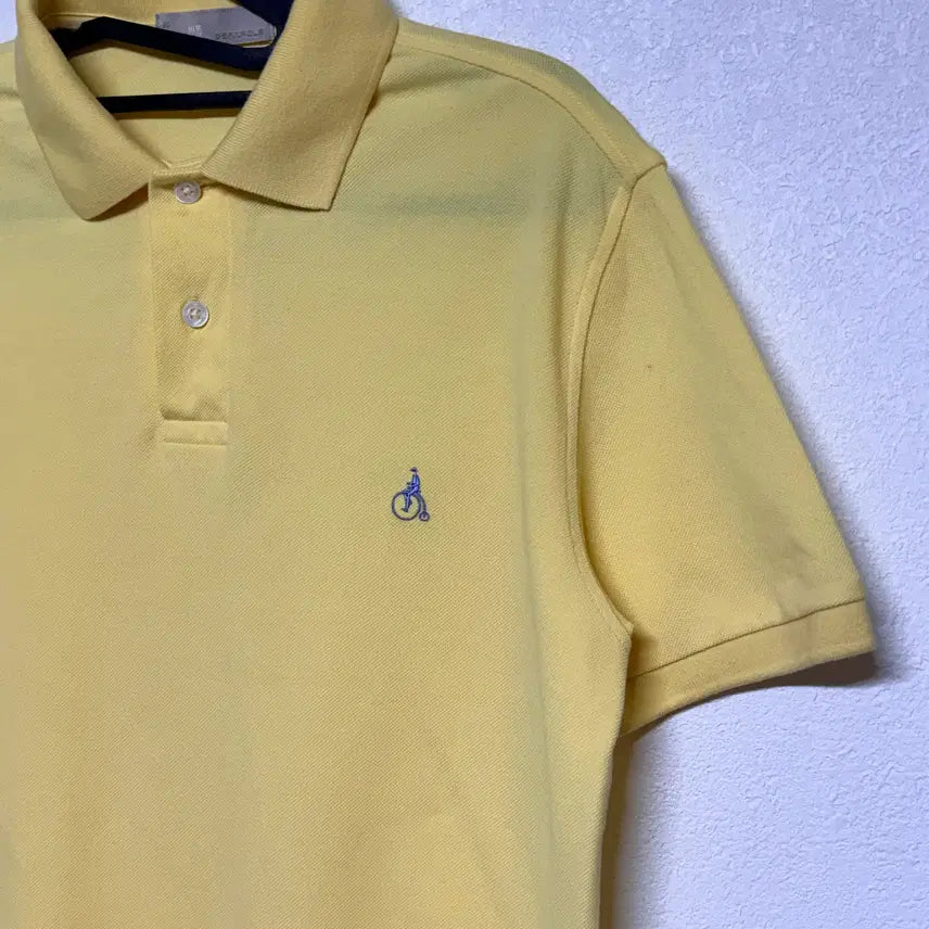 [BUNJANG] Beanpole Short-Sleeve PK T-Shirt Yellow 90 / 빈폴 반팔 PK티 90 옐로우