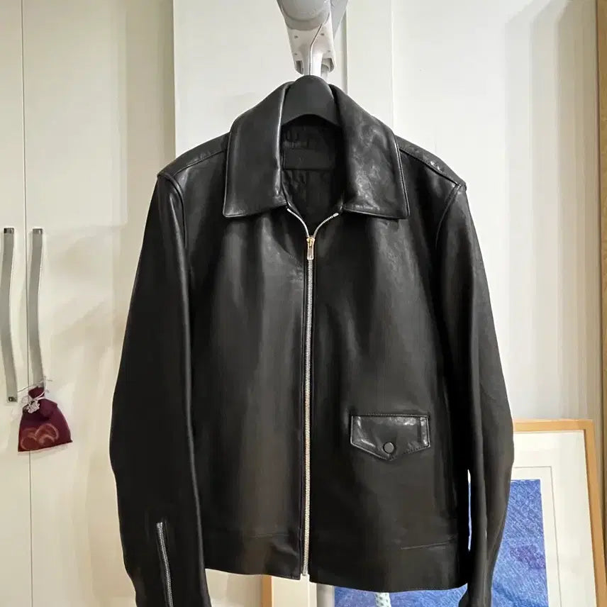 [BUNJANG] Jill Stuart New York Leather Jacket / 질스튜어트뉴욕 / 가죽 자켓