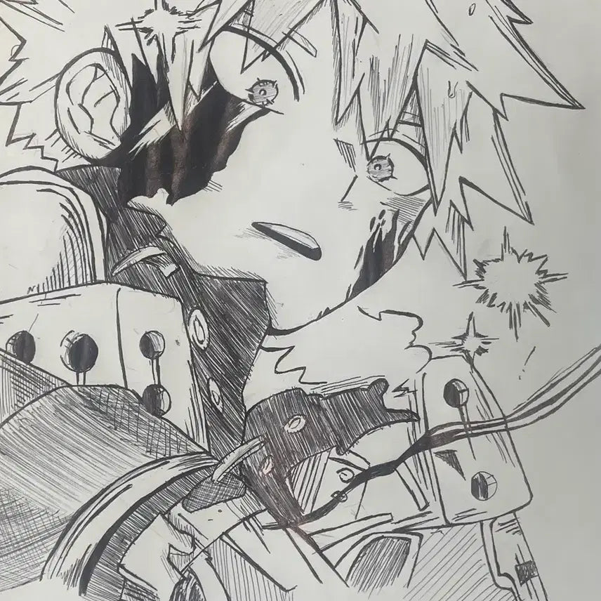 [BUNJANG] Custom Hand-Drawn Anime Commission / 애니 그림채 손그림 커미션(2000원)
