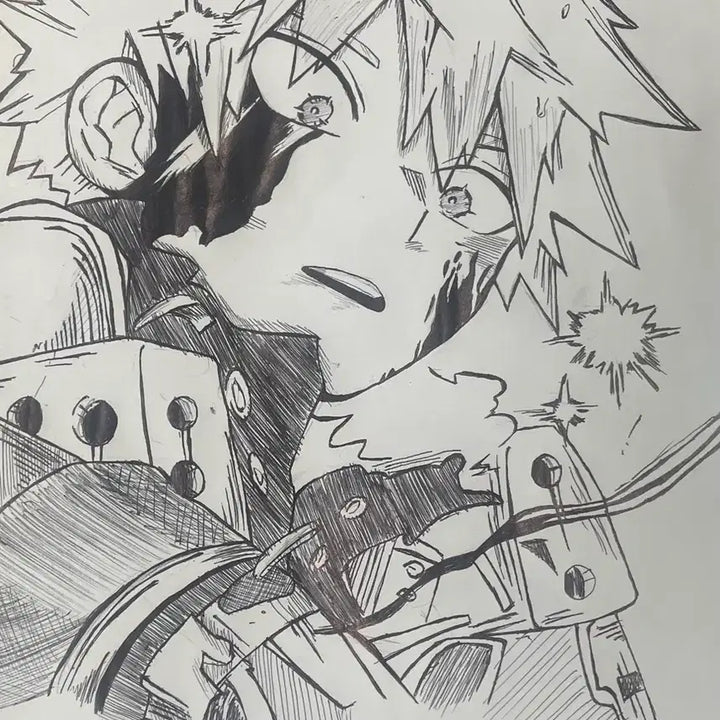 [BUNJANG] Custom Hand-Drawn Anime Commission / 애니 그림채 손그림 커미션(2000원)