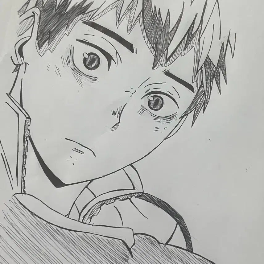 [BUNJANG] Custom Hand-Drawn Anime Commission / 애니 그림채 손그림 커미션(2000원)