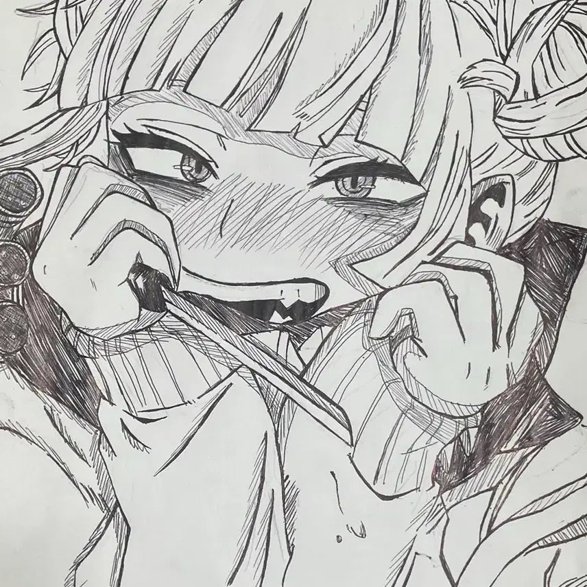 [BUNJANG] Custom Hand-Drawn Anime Commission / 애니 그림채 손그림 커미션(2000원)