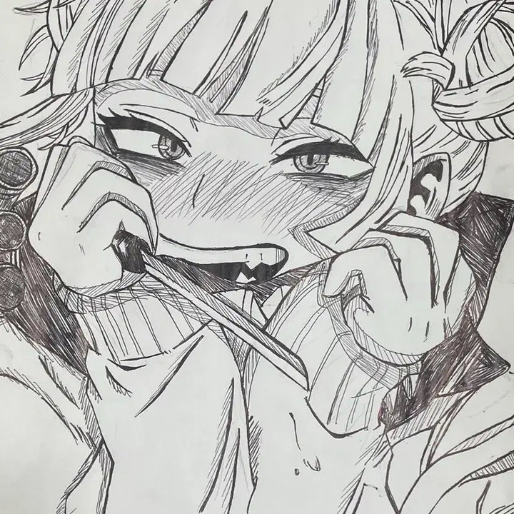 [BUNJANG] Custom Hand-Drawn Anime Commission / 애니 그림채 손그림 커미션(2000원)
