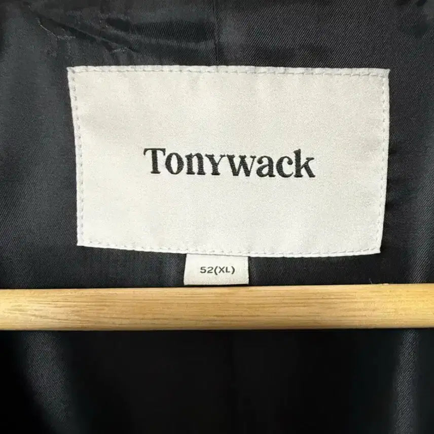 [BUNJANG] Toni Wek Herringbone Single Breasted Coat XL / 토니웩 헤링본 싱글 브레스티드 코트 52 XL