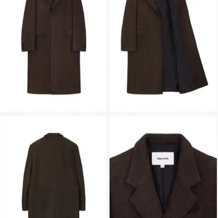 [BUNJANG] Toni Wek Herringbone Single Breasted Coat XL / 토니웩 헤링본 싱글 브레스티드 코트 52 XL