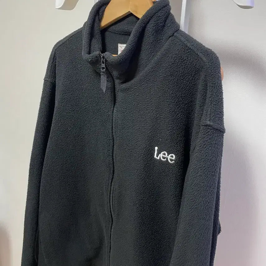 [BUNJANG] Lee Fleece Zip-Up Jacket Black (M) / Lee 리 후리스 집업 블랙 M 남녀공용