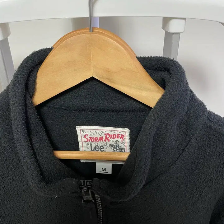 [BUNJANG] Lee Fleece Zip-Up Jacket Black (M) / Lee 리 후리스 집업 블랙 M 남녀공용
