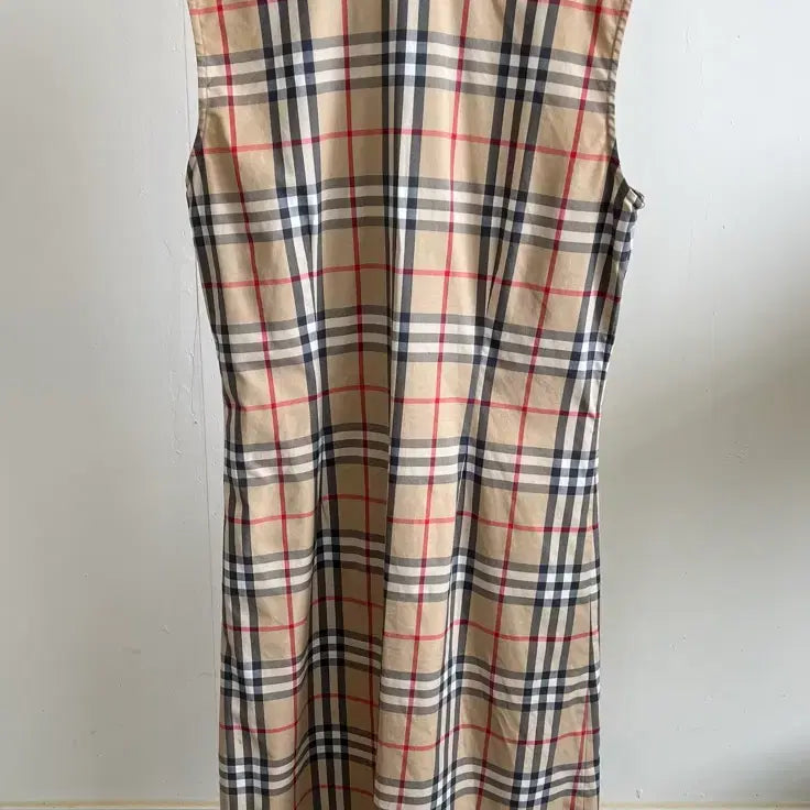 [BUNJANG] Burberry Check Long Dress / 버버리 체크 롱 원피스(정품)