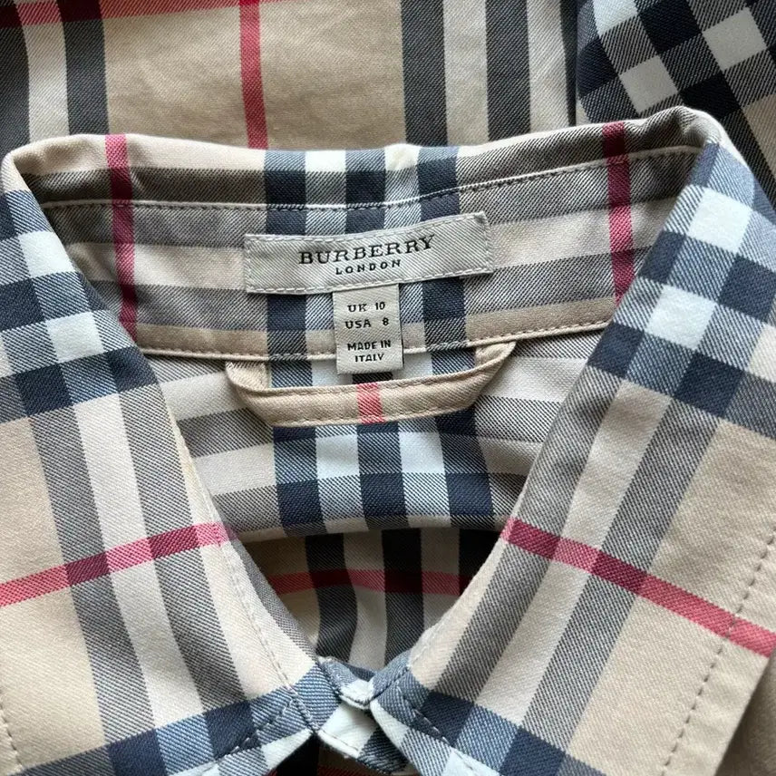 [BUNJANG] Burberry Check Long Dress / 버버리 체크 롱 원피스(정품)