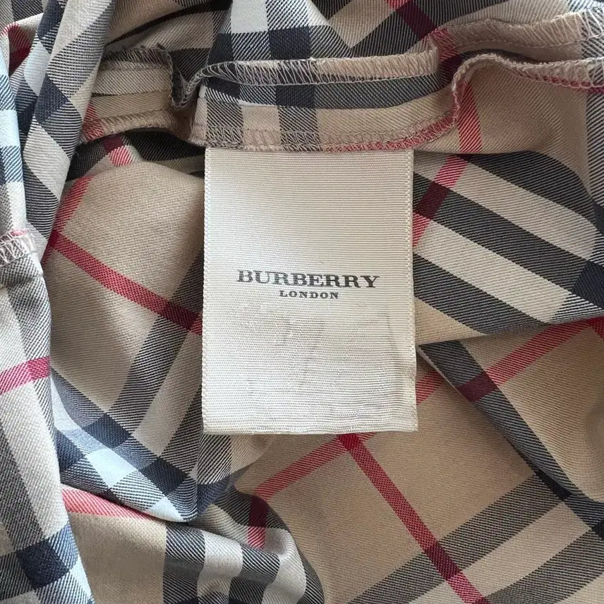 [BUNJANG] Burberry Check Long Dress / 버버리 체크 롱 원피스(정품)