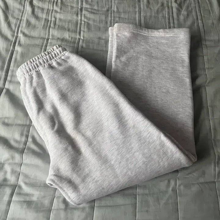 [BUNJANG] Basic Fleece Lined Wide Training Pants / 기모 트레이닝 와이드 팬츠