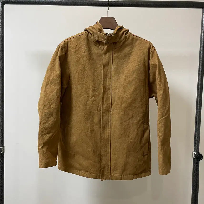 [BUNJANG] Gianni Barbato Italy Suede Hooded Jacket / (10) Gianni Barbato italy 스웨이드 후드 자켓