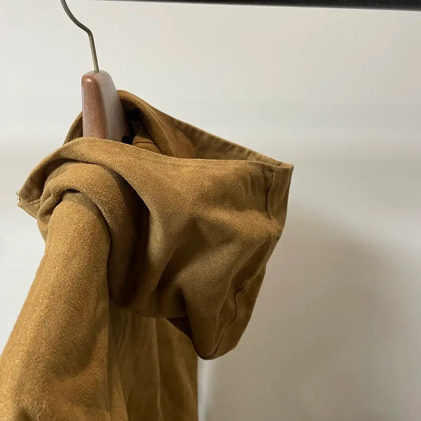 [BUNJANG] Gianni Barbato Italy Suede Hooded Jacket / (10) Gianni Barbato italy 스웨이드 후드 자켓