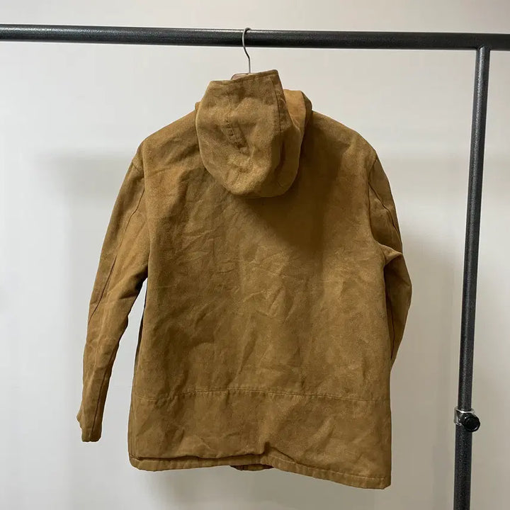 [BUNJANG] Gianni Barbato Italy Suede Hooded Jacket / (10) Gianni Barbato italy 스웨이드 후드 자켓