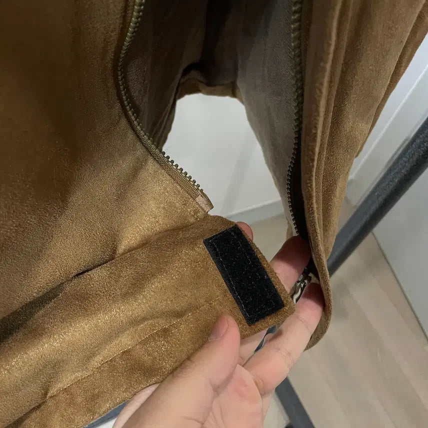 [BUNJANG] Gianni Barbato Italy Suede Hooded Jacket / (10) Gianni Barbato italy 스웨이드 후드 자켓