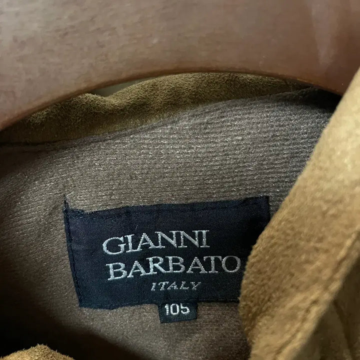 [BUNJANG] Gianni Barbato Italy Suede Hooded Jacket / (10) Gianni Barbato italy 스웨이드 후드 자켓