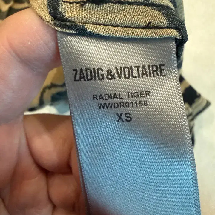 [BUNJANG] ZADIG &amp; VOLTAIRE Radial Tiger Print Maxi Dress / 쟈딕앤볼테르 Radial 타이거 프린트 맥시 드레스