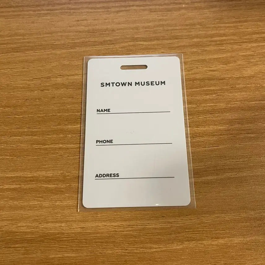 [BUNJANG] SuperM Taemin Museum Entry Tag Card / 슈퍼엠 샤이니 태민 뮤지엄 입장 태그 카드