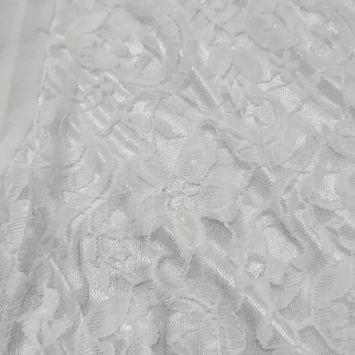 [BUNJANG] White Lace Chiffon Dress / 55 여성 원피스 레이스 쉬폰 원피스 화이트 흰색 원피스