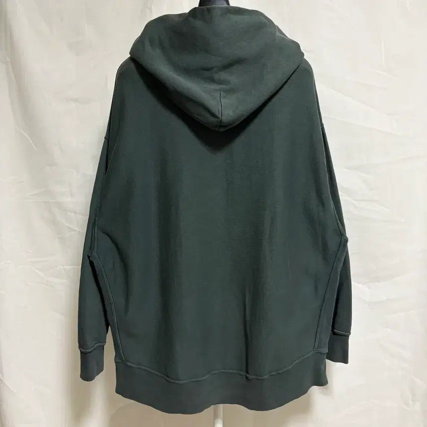 [BUNJANG] Champion Reverse Weave Loose Fit Logo Hoodie Olive M / 챔피온 리버스위브 루즈핏 로고 후드티 / 올리브, M