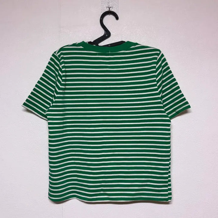 [BUNJANG] Pigment Stripe T-Shirt - Green / (새상품) 피그먼트 스트라이프 반팔티 F 그린