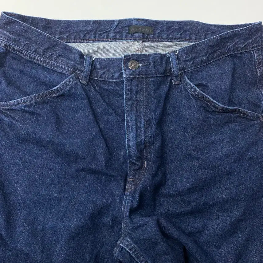 [BUNJANG] Uniqlo Wide Fit Denim Jeans / [36/정품] 유니클로 와이드핏 진 데님 팬츠 L2-0033
