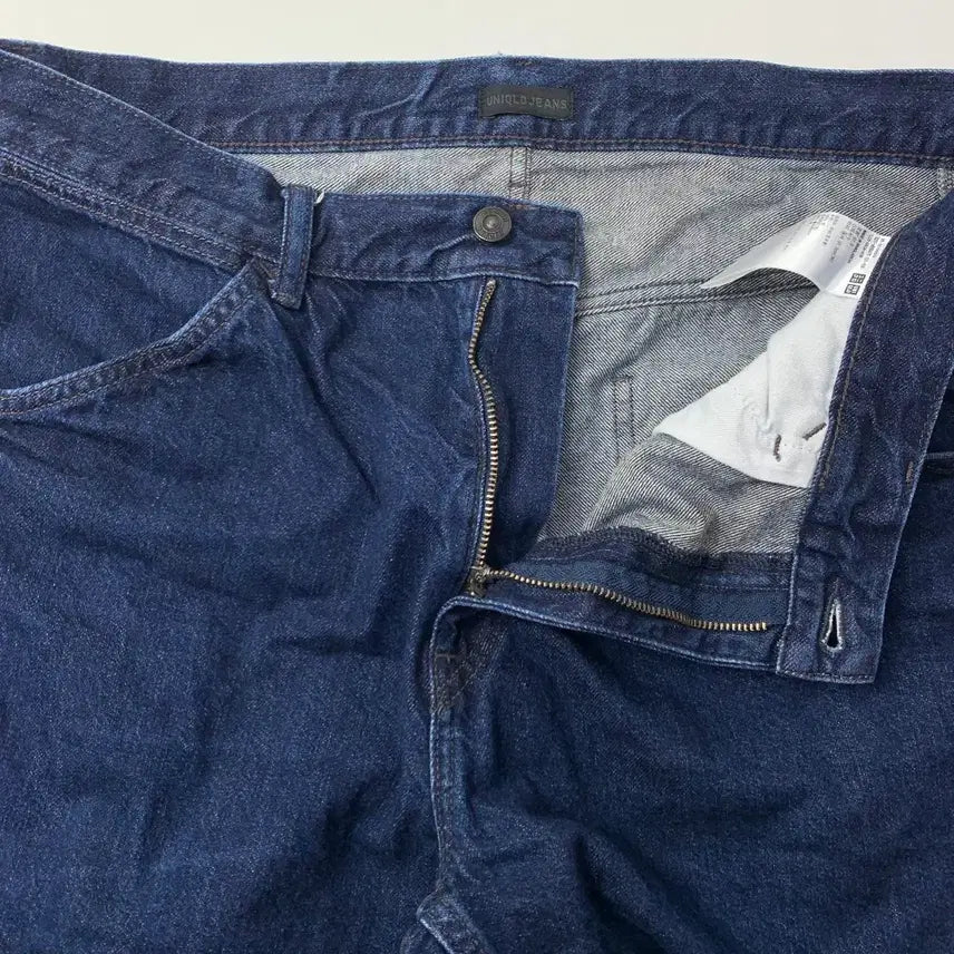 [BUNJANG] Uniqlo Wide Fit Denim Jeans / [36/정품] 유니클로 와이드핏 진 데님 팬츠 L2-0033