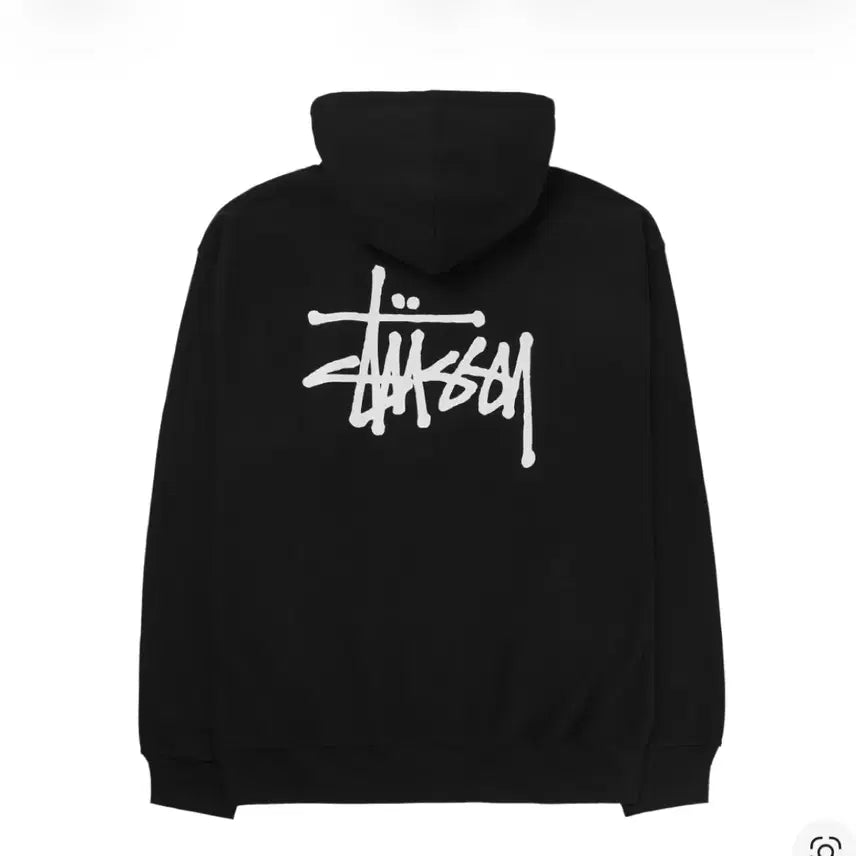 [BUNJANG] Stussy Basic Logo Hoodie Black / 스투시 베이직 로고 후드 블랙
