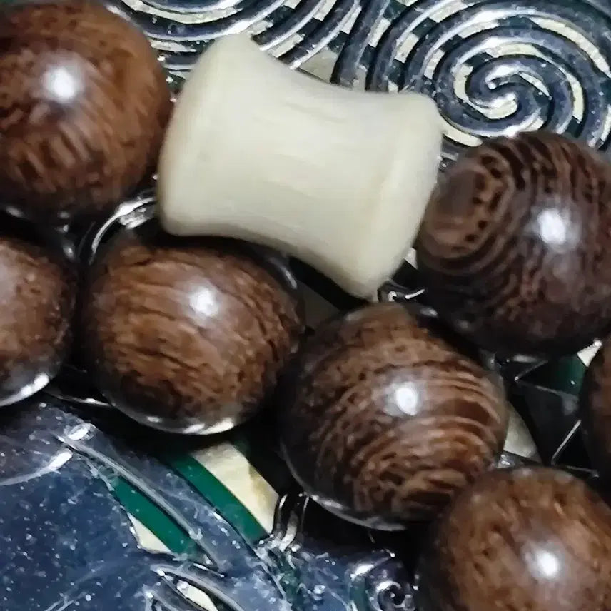[BUNJANG] Natural Zebra Wood Prayer Beads 8mm / 천연 제브라 우드 염주 8mm