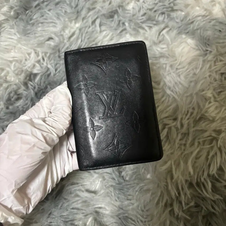 [SOLD OUT] [S급 풀박스] 루이비통 포켓 오거나이저 모노그램 쉐도우 블랙 지갑 급처