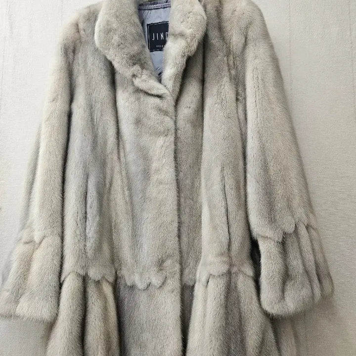 [BUNJANG] Jindo Original Saga Royal Mink Coat / 진도오리지널  사가로얄밍크
