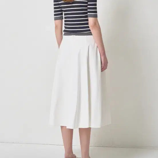 [BUNJANG] Hansome Mine Ribbed Texture Striped Knit Top / 한섬 마인 리브 텍스처 스트라이프 니트 탑