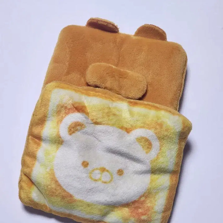 [BUNJANG] Doll Clothes Toast Blanket Gacha / 인형 토스트 빵 이불 가챠 : 곰돌이 / 인형옷