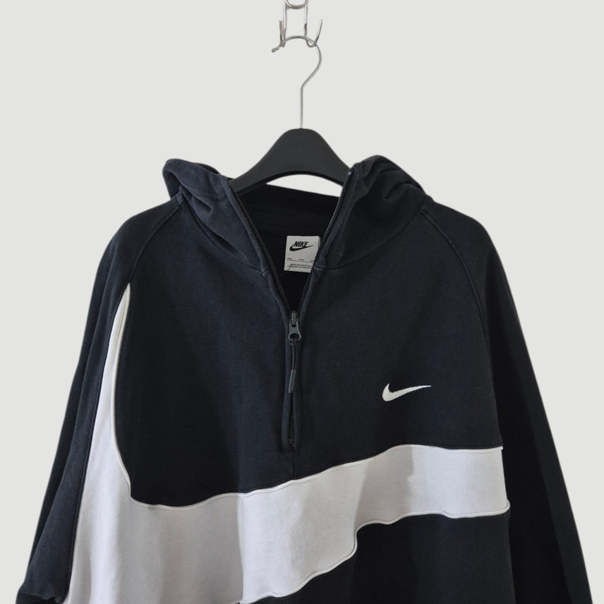 [BUNJANG] Nike Swoosh Half-Zip Hoodie (Size 110) / [110]나이키 스우시 하프집업 후드티