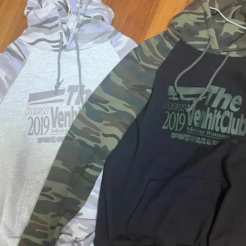 [BUNJANG] Benhit Club Camo Hoodie / 벤힛클럽 카모후드