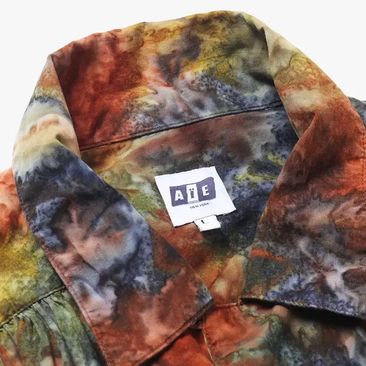 [BUNJANG] AIE Tie-dye Painter Shirt / AIE 타이다이 페인터셔츠