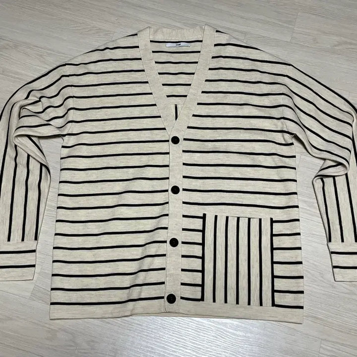 [BUNJANG] SYSTEM Stripe Cardigan 100 / SYSTEM시스템 스트라이프 가디건 100